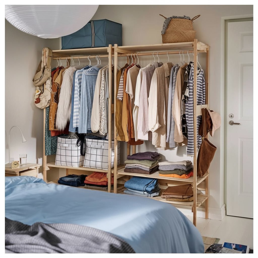 KRONVIK Open Wardrobe Storage - Image 2