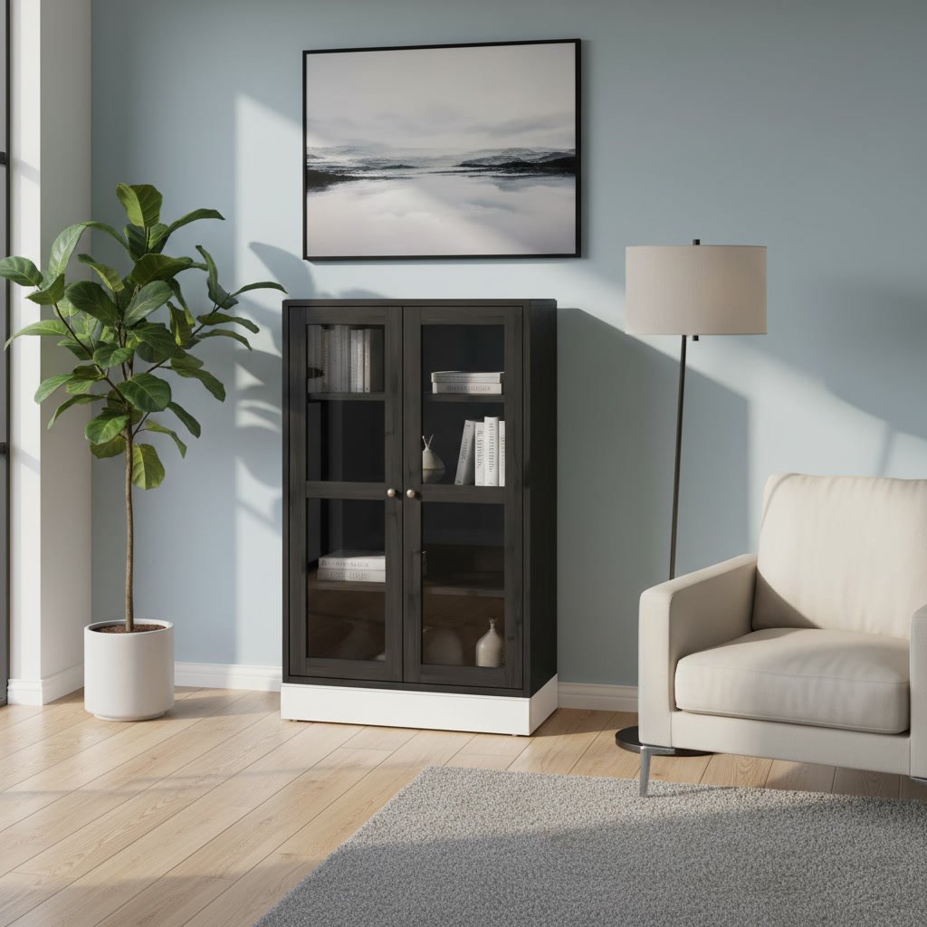 HAVSTAK Glass Doors Storage & Display Cabinet - Image 4