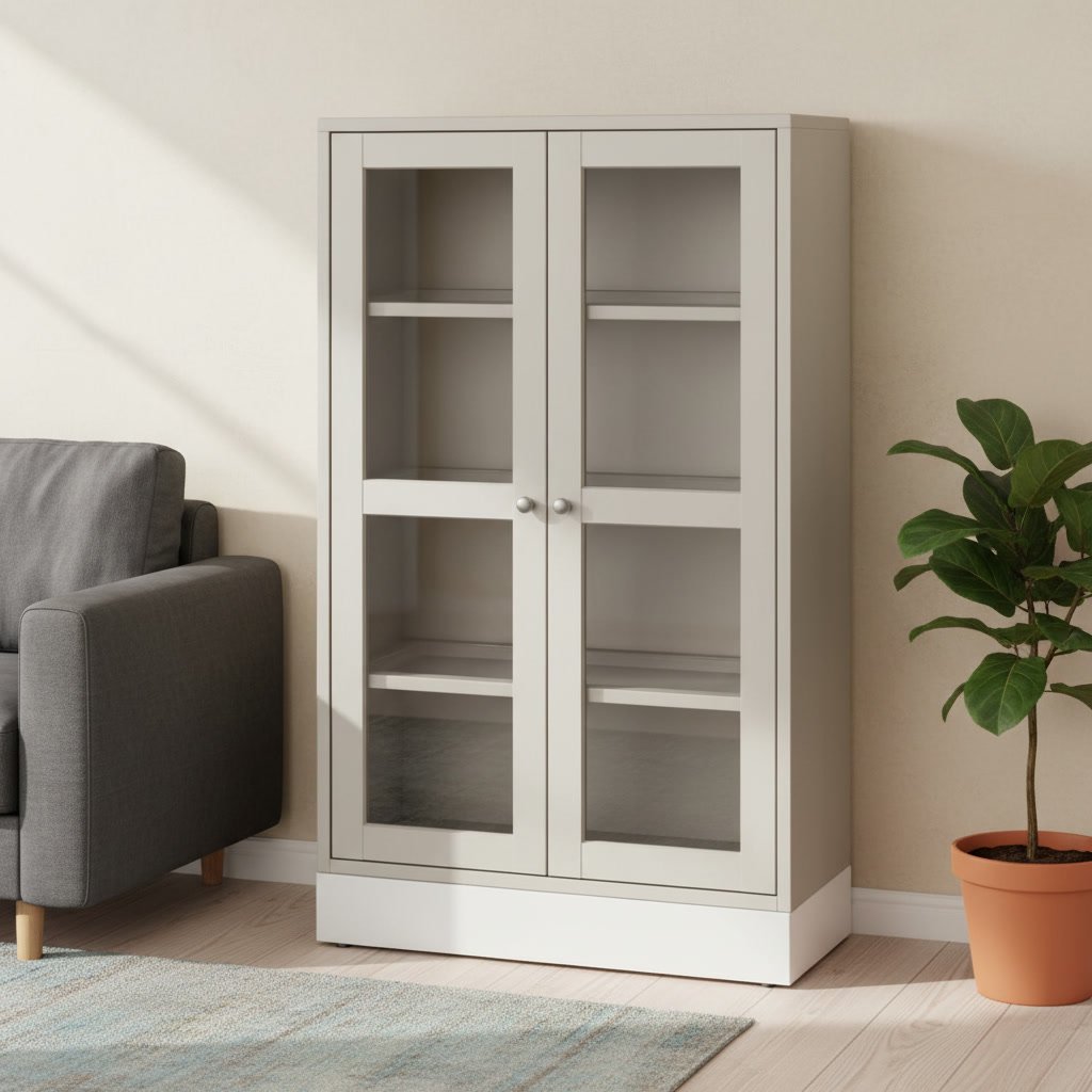 HAVSTAK Glass Doors Storage & Display Cabinet - Image 3