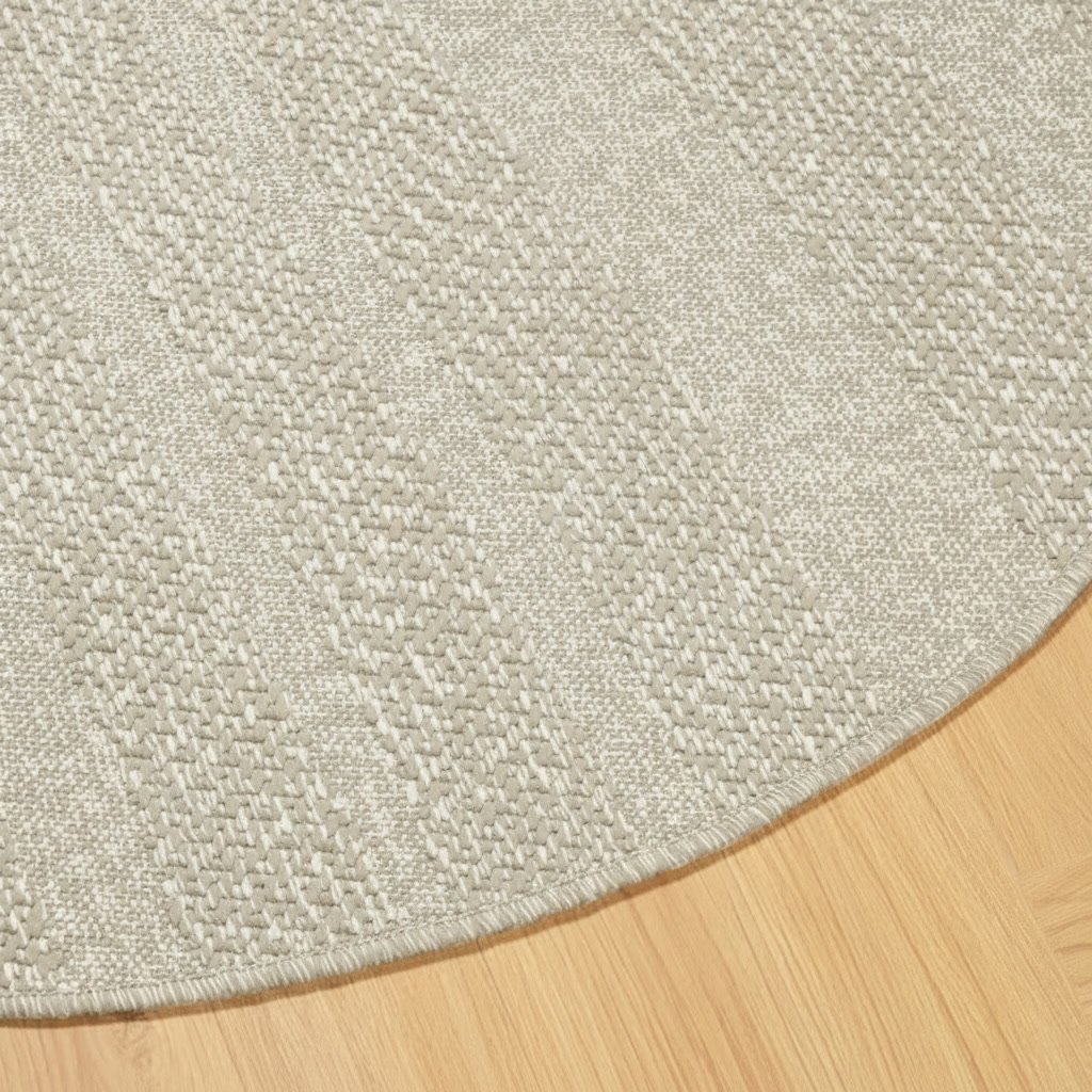 FULLMARK Flatwoven Polyester Round Rug - Image 2