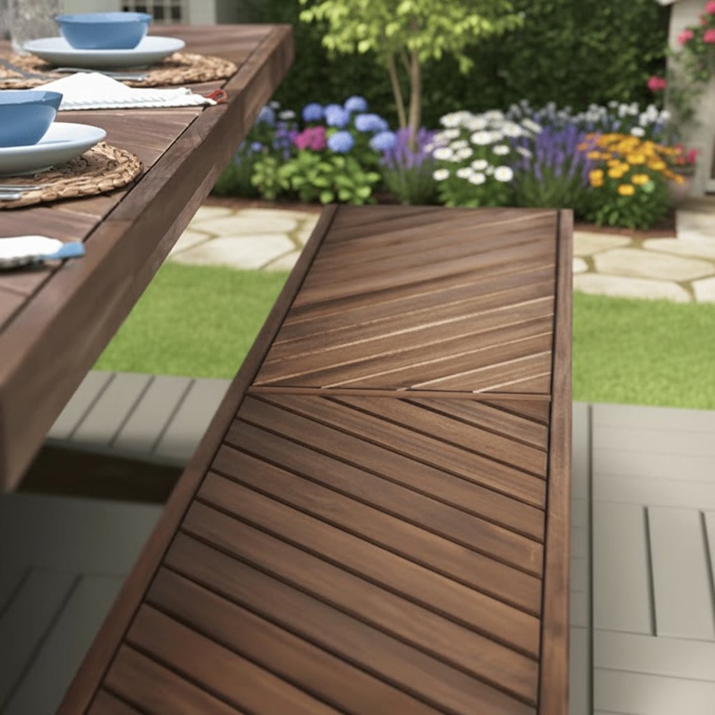 NORRMANSA Wooden Bench - Image 2
