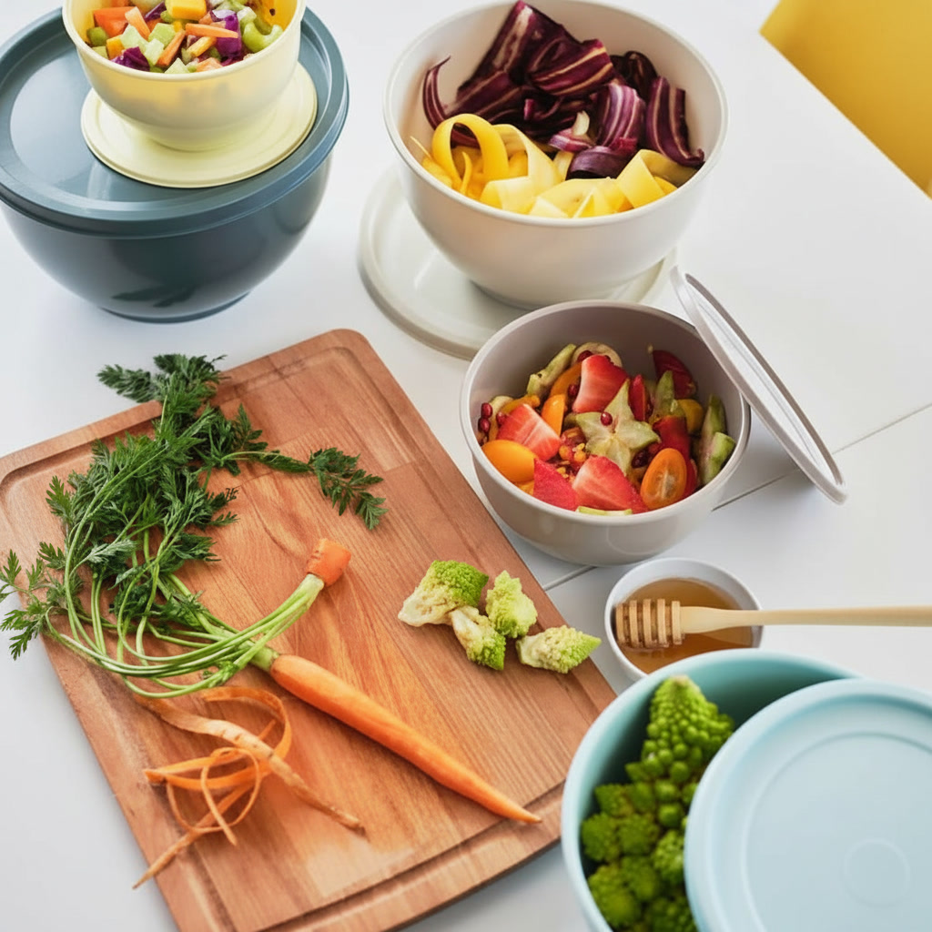 GARVIK 5-Piece Bowl Set with Lids - Image 2