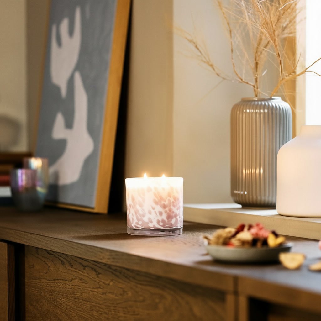 KRONVIK 2-Wick Scented Candle in Glass - Image 2