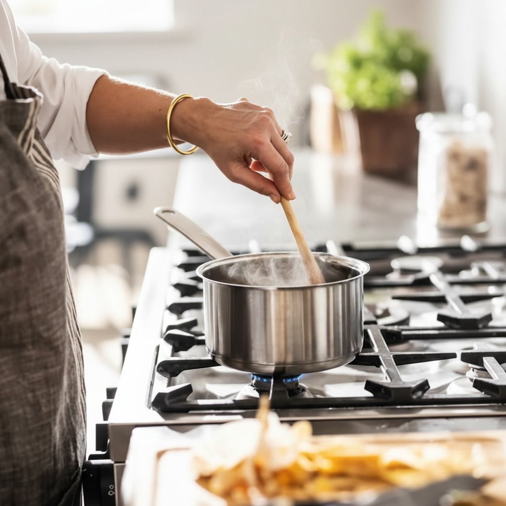 HEMVIK Stainless Steel Saucepan with Glass Lid 2L - Image 2