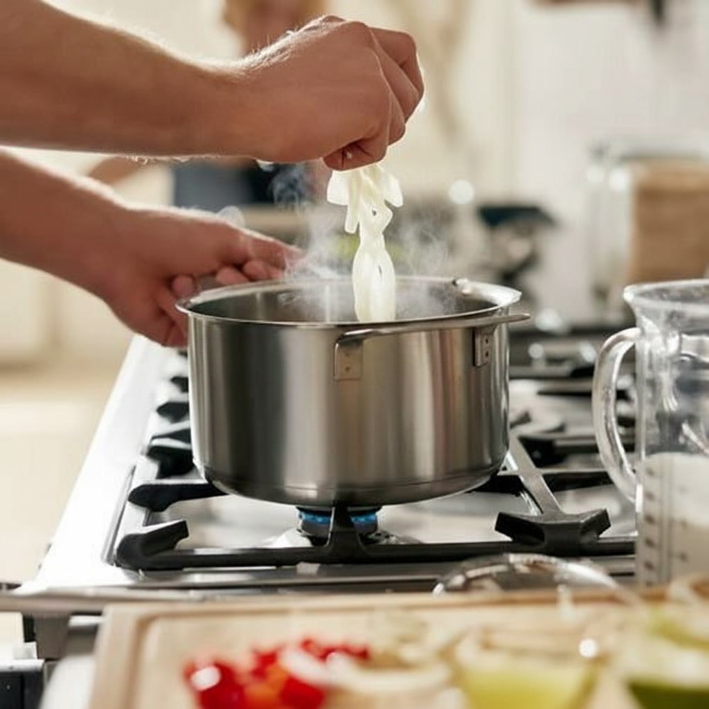 HEMVIK Glass Lid Stainless Steel Cooking Pot - Image 2