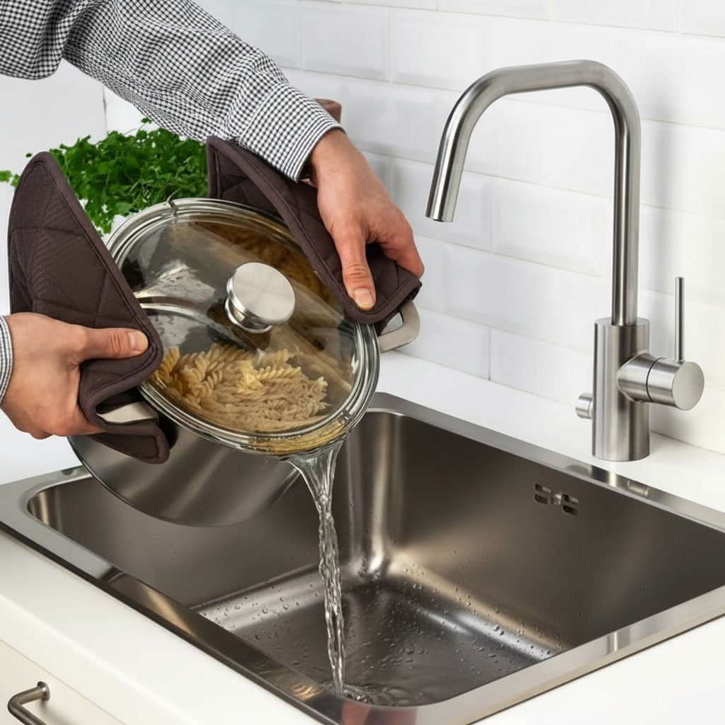 HEMVIK Glass Lid Stainless Steel Cooking Pot - Image 5