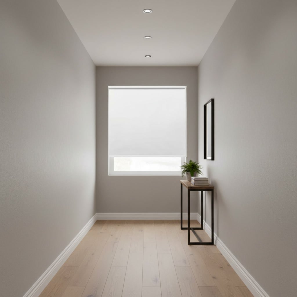FRIDEN White Block Out Roller Blind - Image 6
