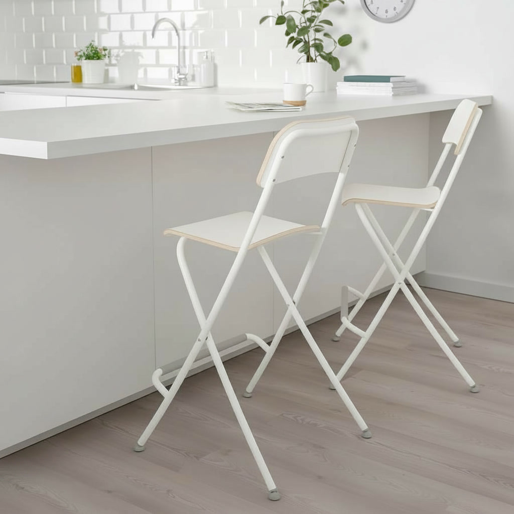 FRANVIK Folding Counter Bar Stool - Image 3