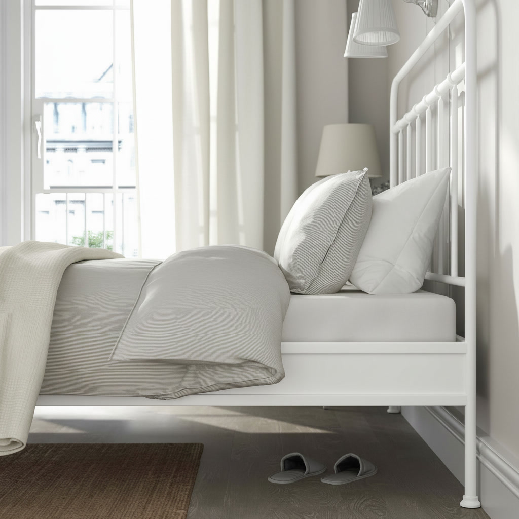 STJARNVIK Metal Double Bed Frame - Image 3
