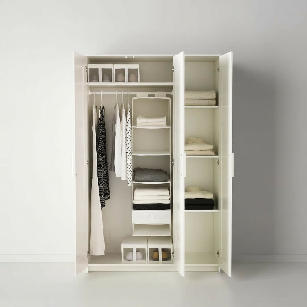 BRIMVIK Mirror Triple Door Wardrobe - Image 2