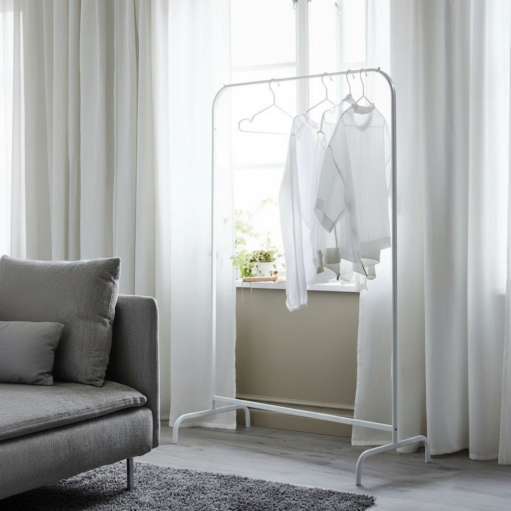 MULVIK Open Frame Clothes Rail - Image 2
