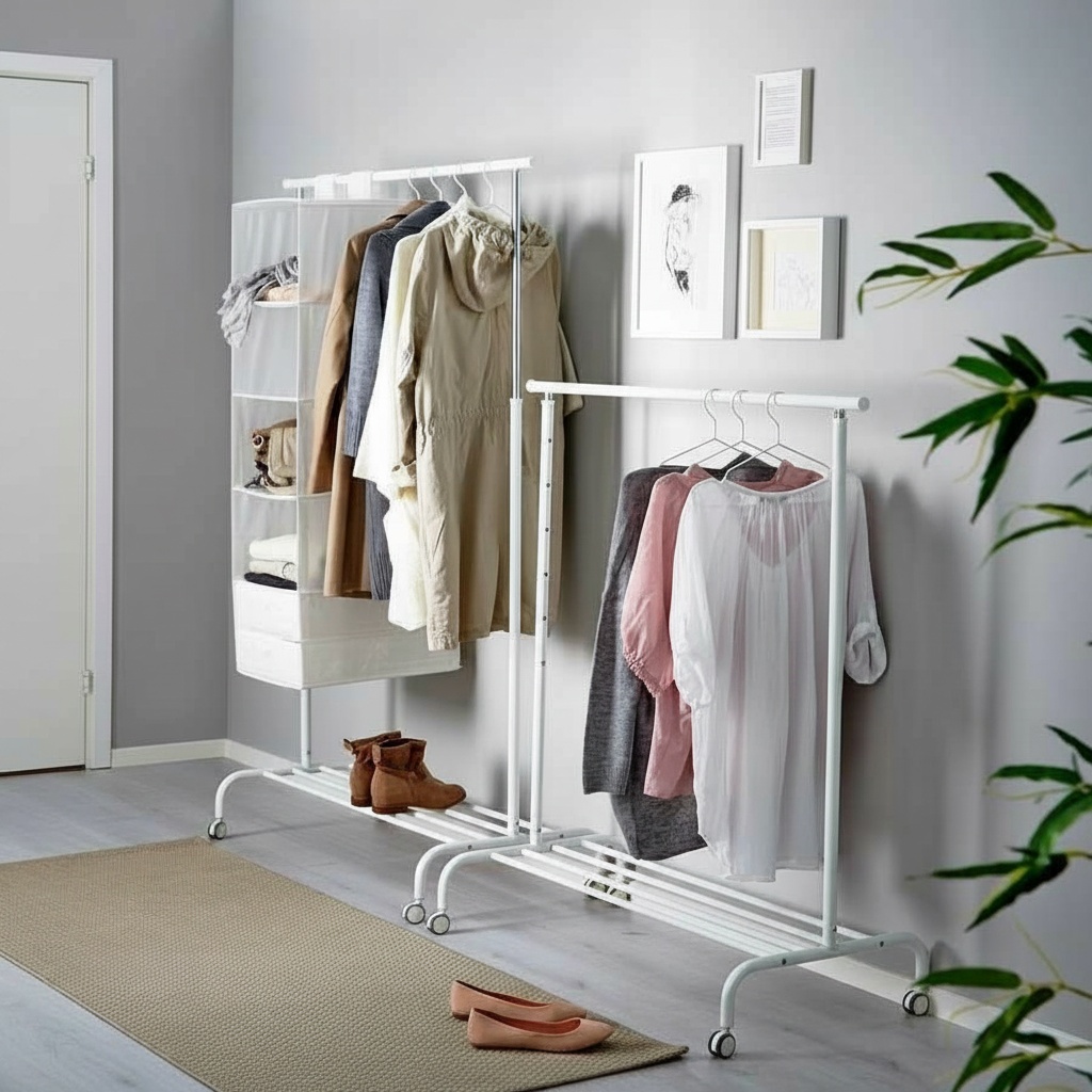 RIGVIK Height Adjustable Clothes Rail - Image 2