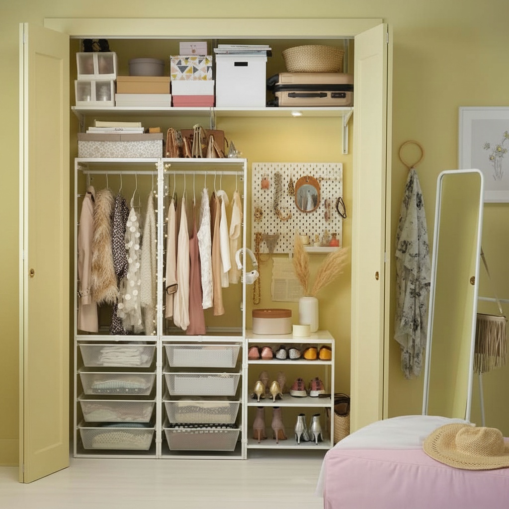 JONVIK Extendable Clothes Rail - Image 3
