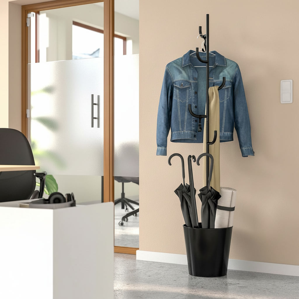 ALGVIK Umbrella Basket Coat Stand - Image 2