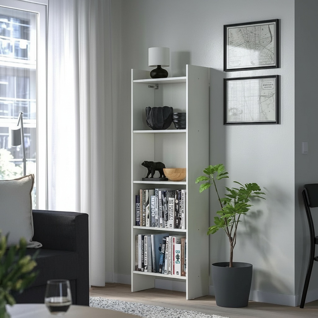 BAGVIK Tall 5 Shelf Bookcase - Image 2
