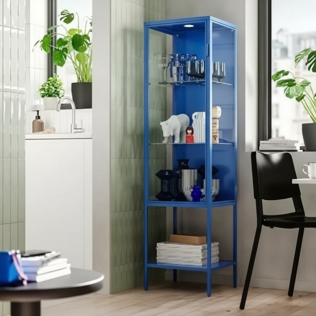 RUDVIK Single Door Glass Display Cabinet - Image 3