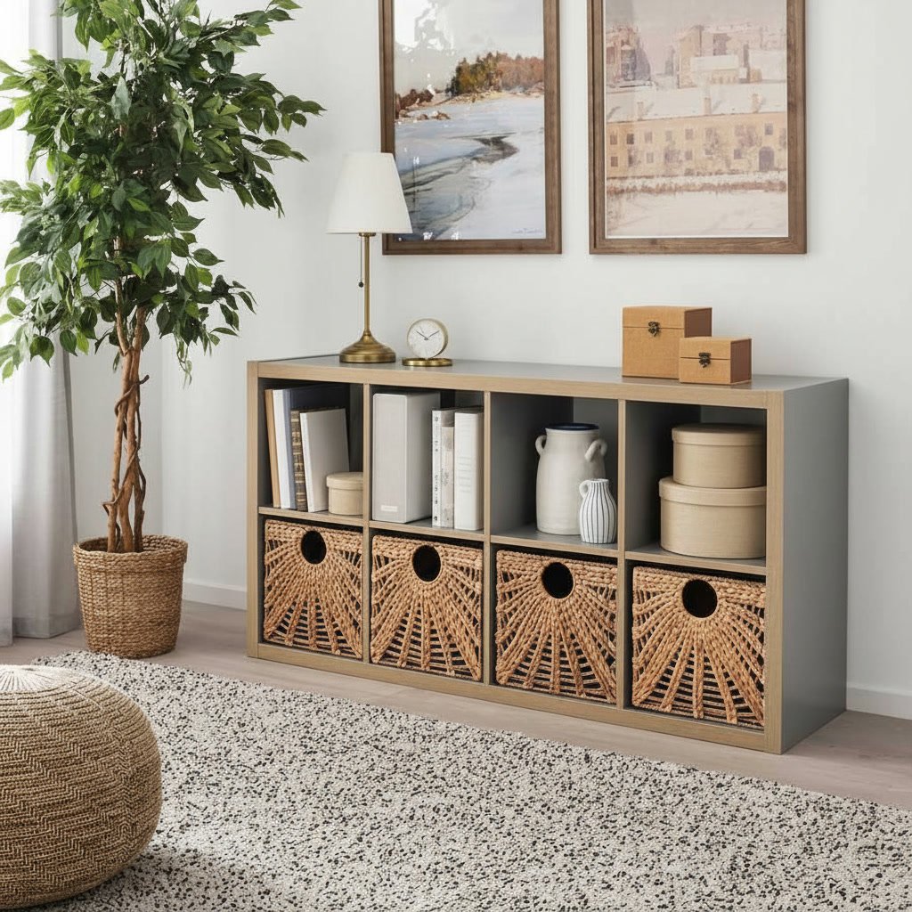 LUSTVIK Water Hyacinth Storage Basket - Image 2