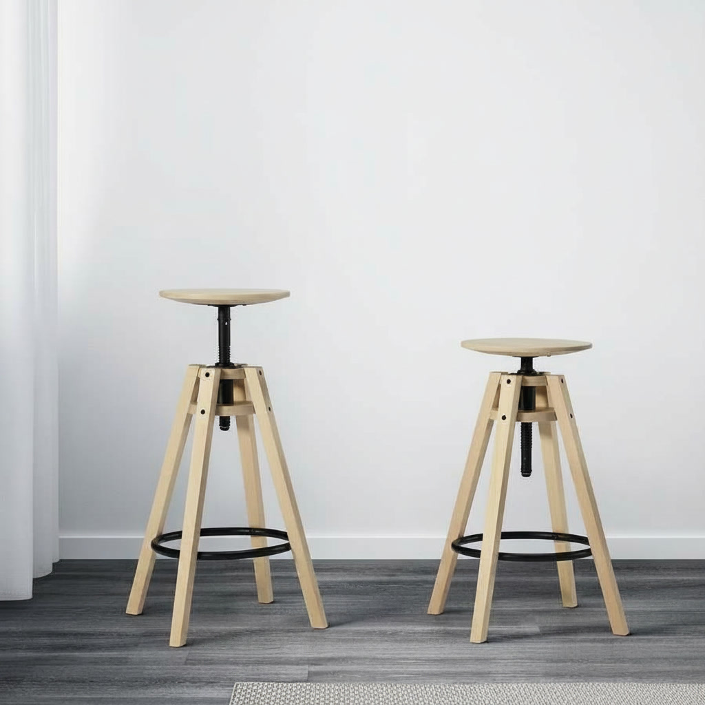DALVIK Height Adjustable Tripod Bar Stool - Image 3