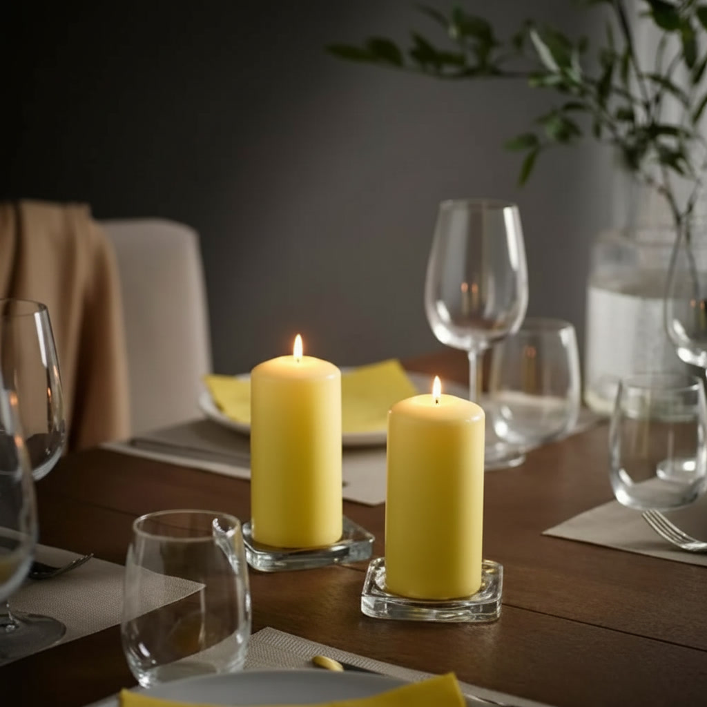 DAGVIK Unscented Pillar Candle - Image 2