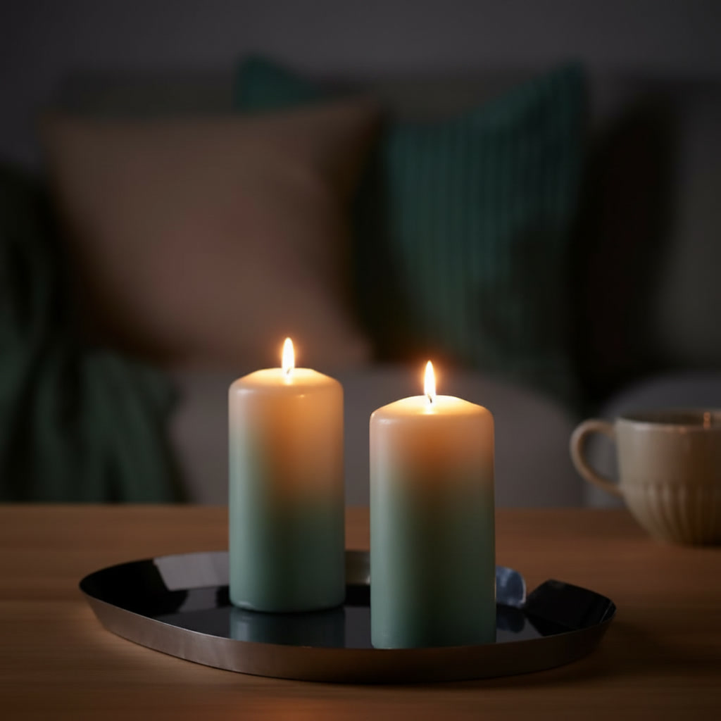 DAGVIK Long-Burning Pillar Candle - Image 2