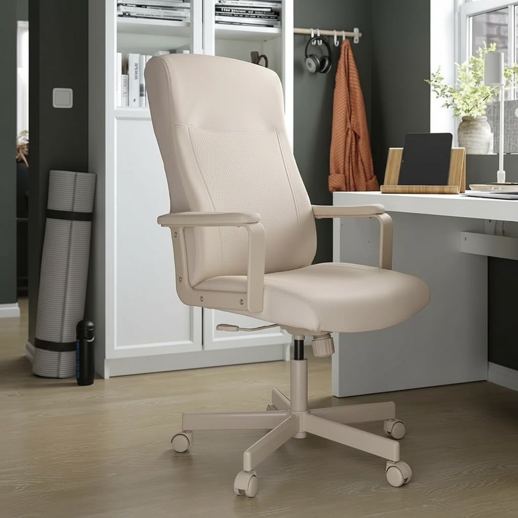 MILVIK Upholstered Executive Swivel Chair - Image 3