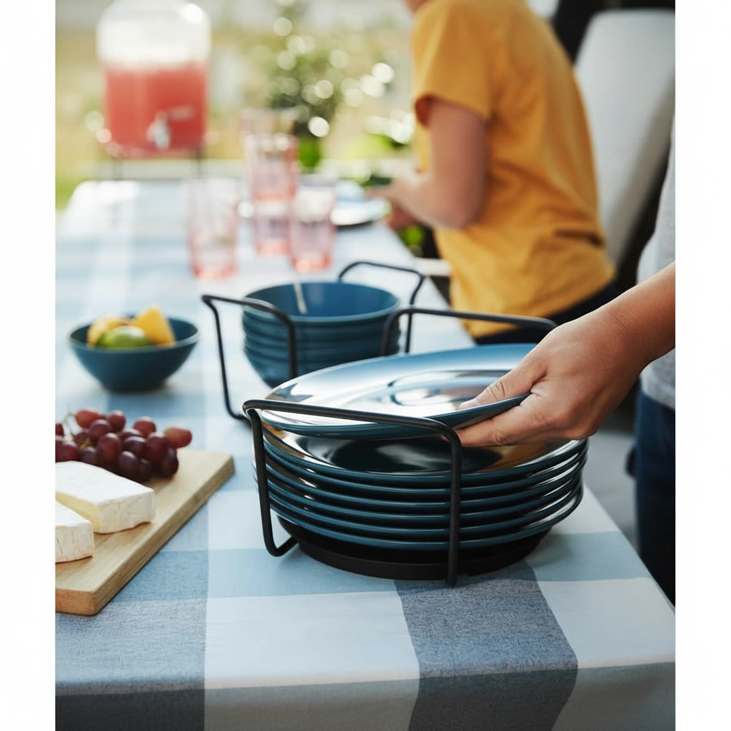 UPDAVIK Plate Organiser Rack - Image 2