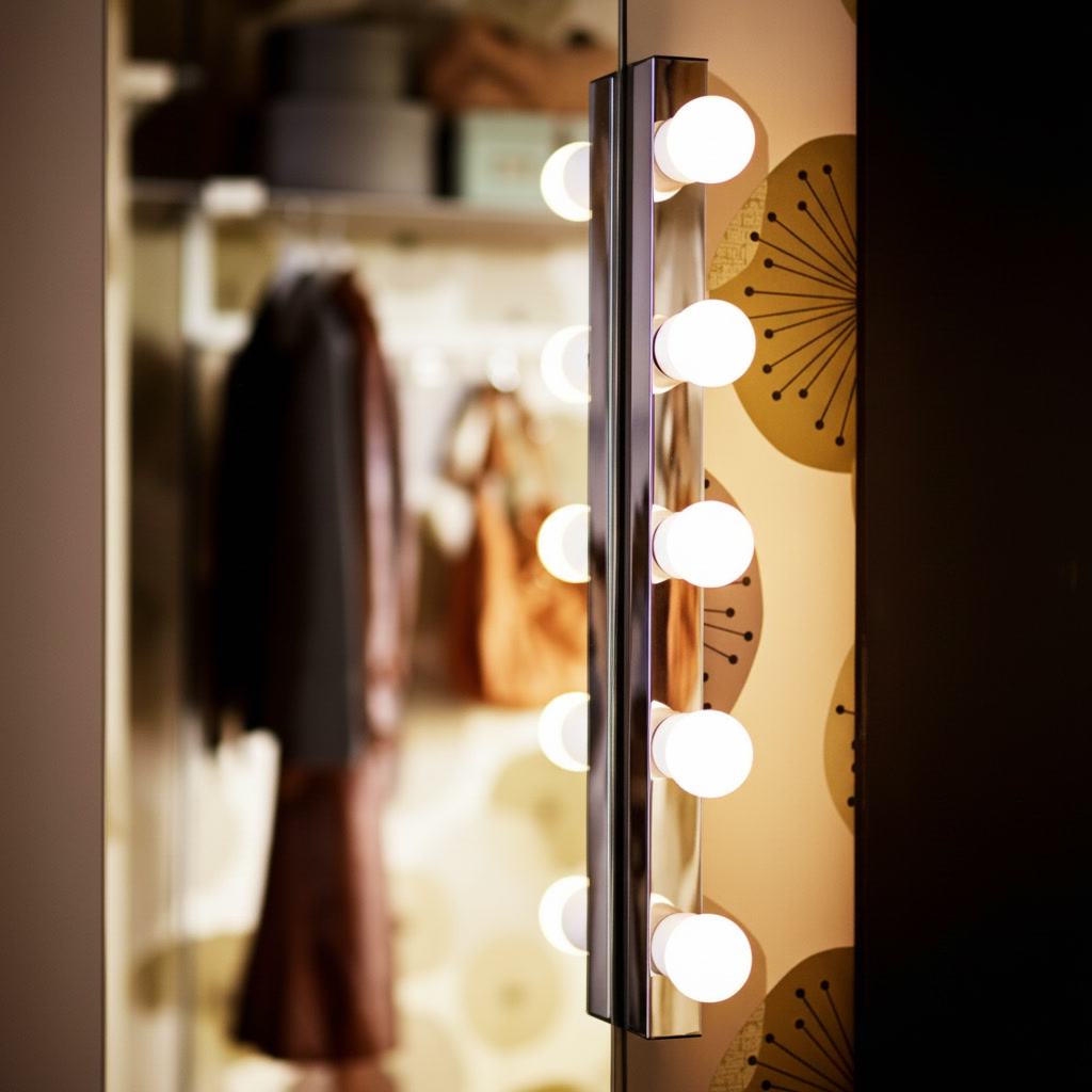 MUSVIK Chrome Plated Wall Lamp - Image 3