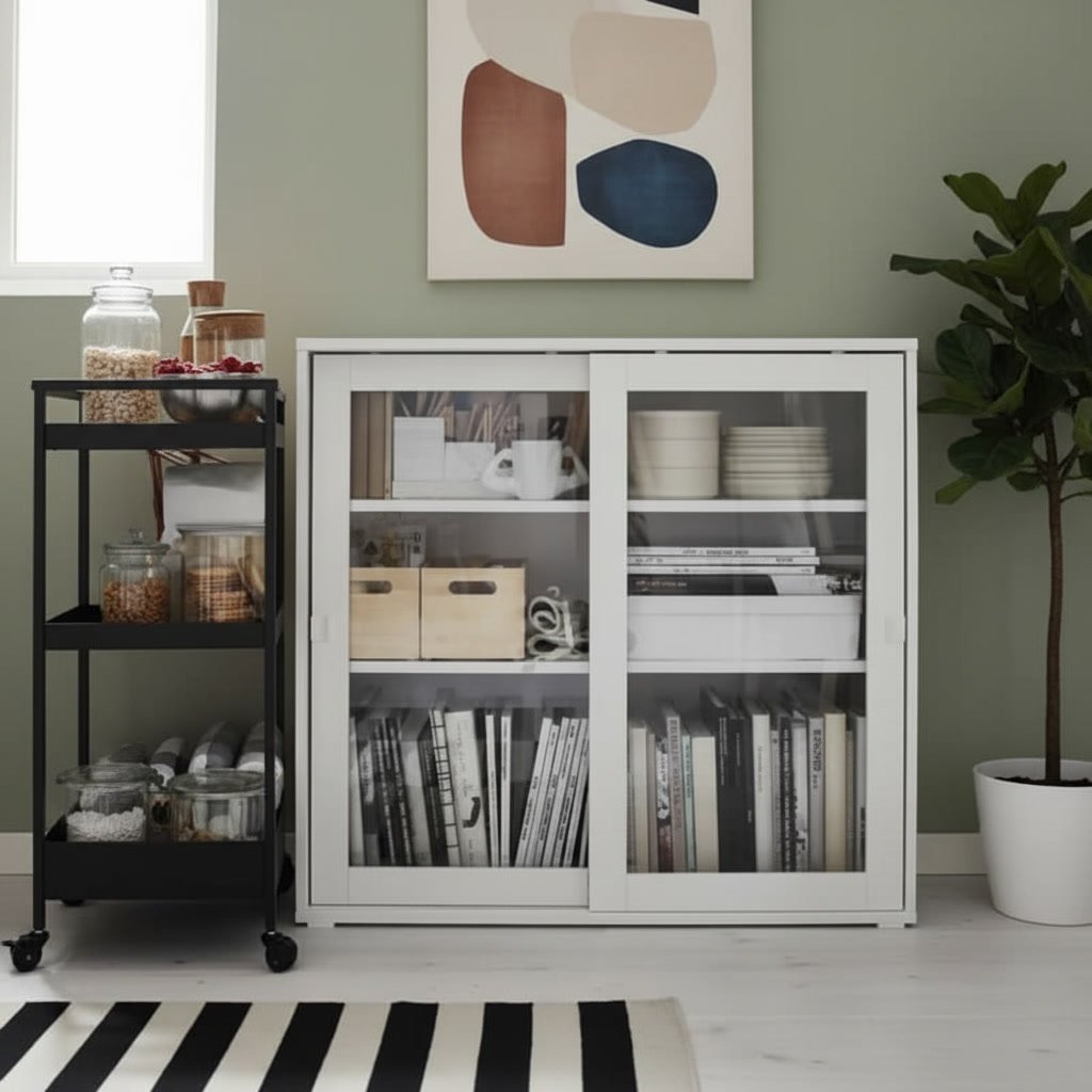 VANTARA Sliding Glass Door Cabinet - Image 3