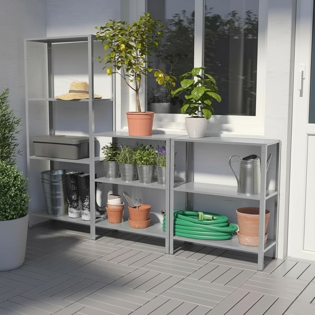 HYLLIN Open Metal Shelving Unit - Image 2