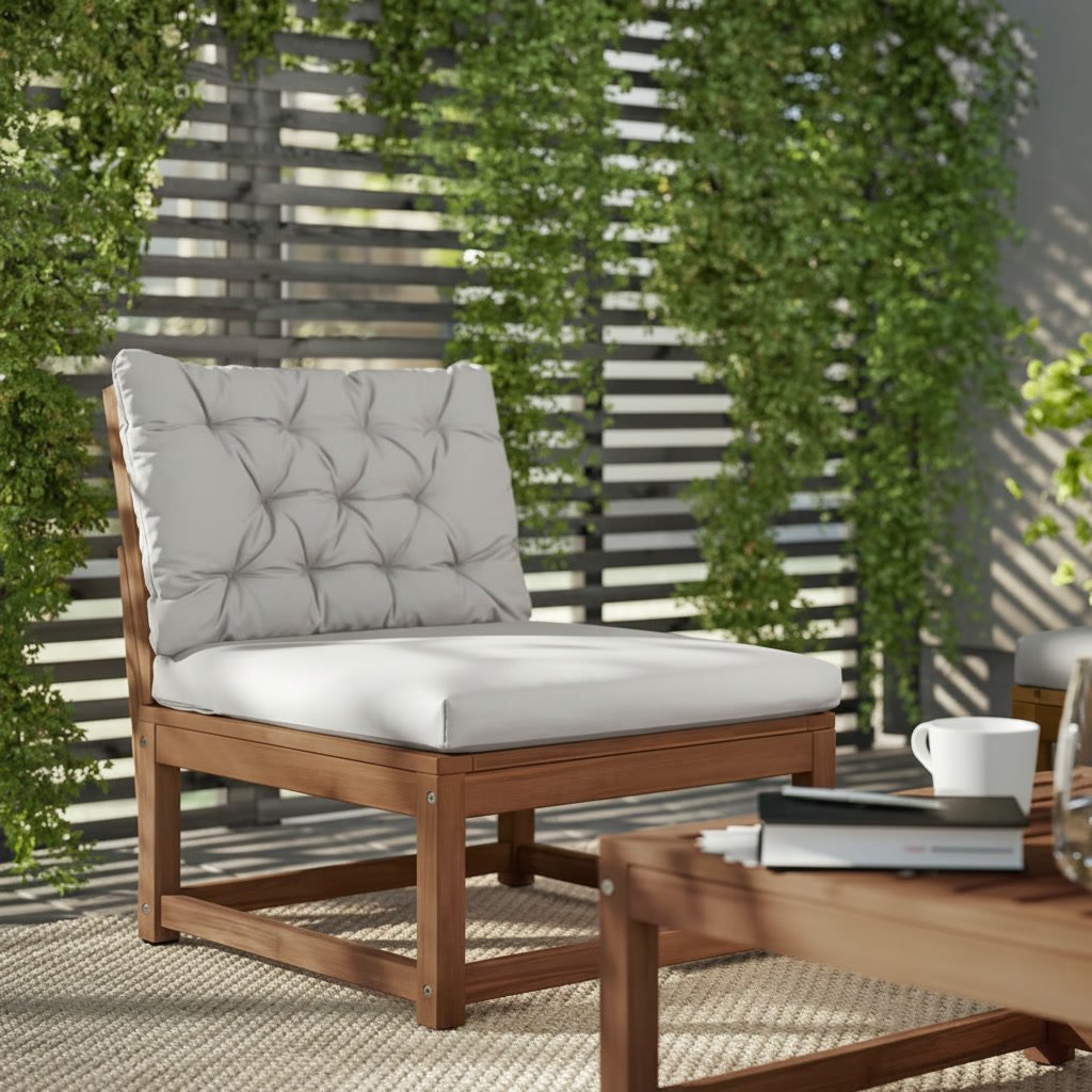 NAMMAROK Wooden Cushioned Lounge Chair - Image 2