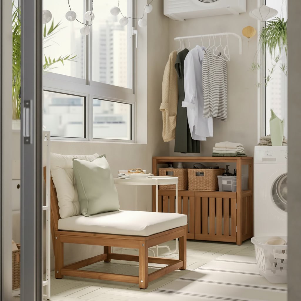 NAMMAROK Wooden Cushioned Lounge Chair - Image 3