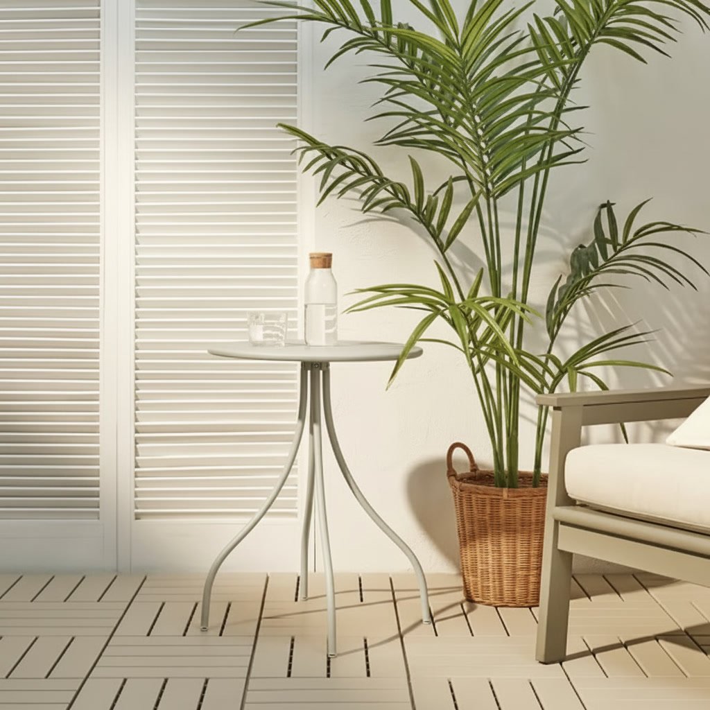 TANBRO Round Pedestal Side Table - Image 7