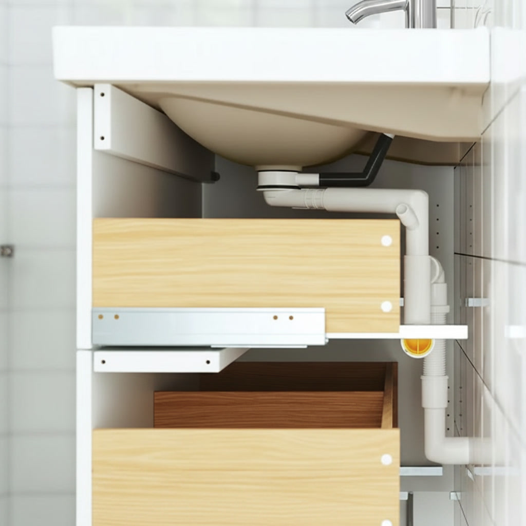 TANNVIK/ORRVIK 2-Drawer Basin Vanity Unit - Image 2