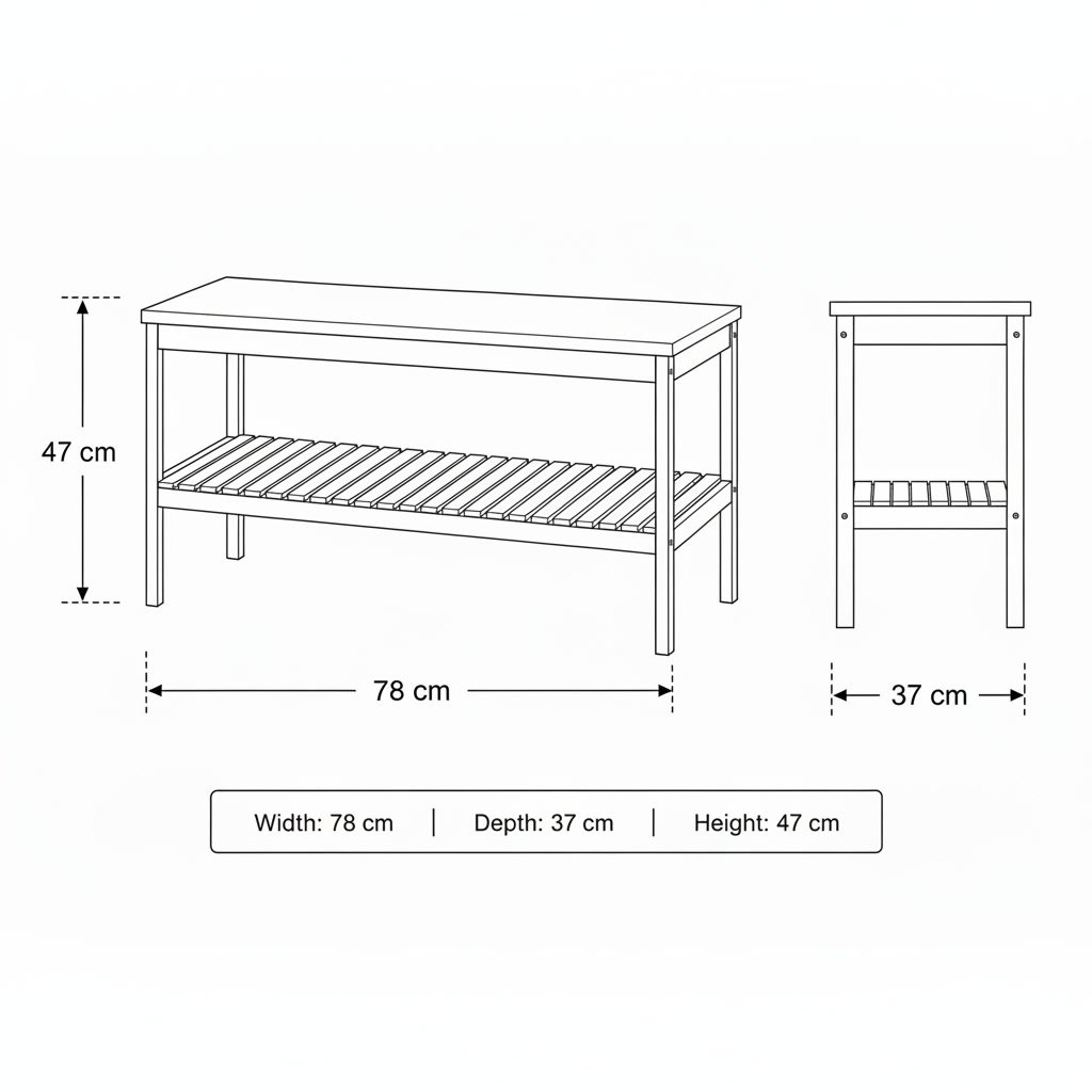 RAGVIK Bamboo Bench - Image 2