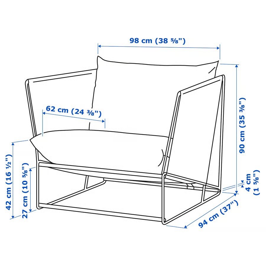 HAVSTAK/LAGASKER 2-Chair Table Set - Image 4