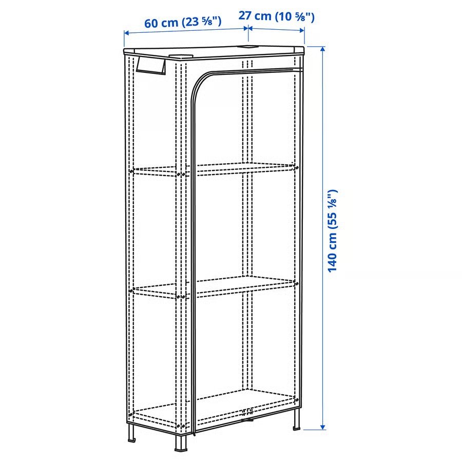 HYLLIN Zip Cover Shelving Unit - Image 6