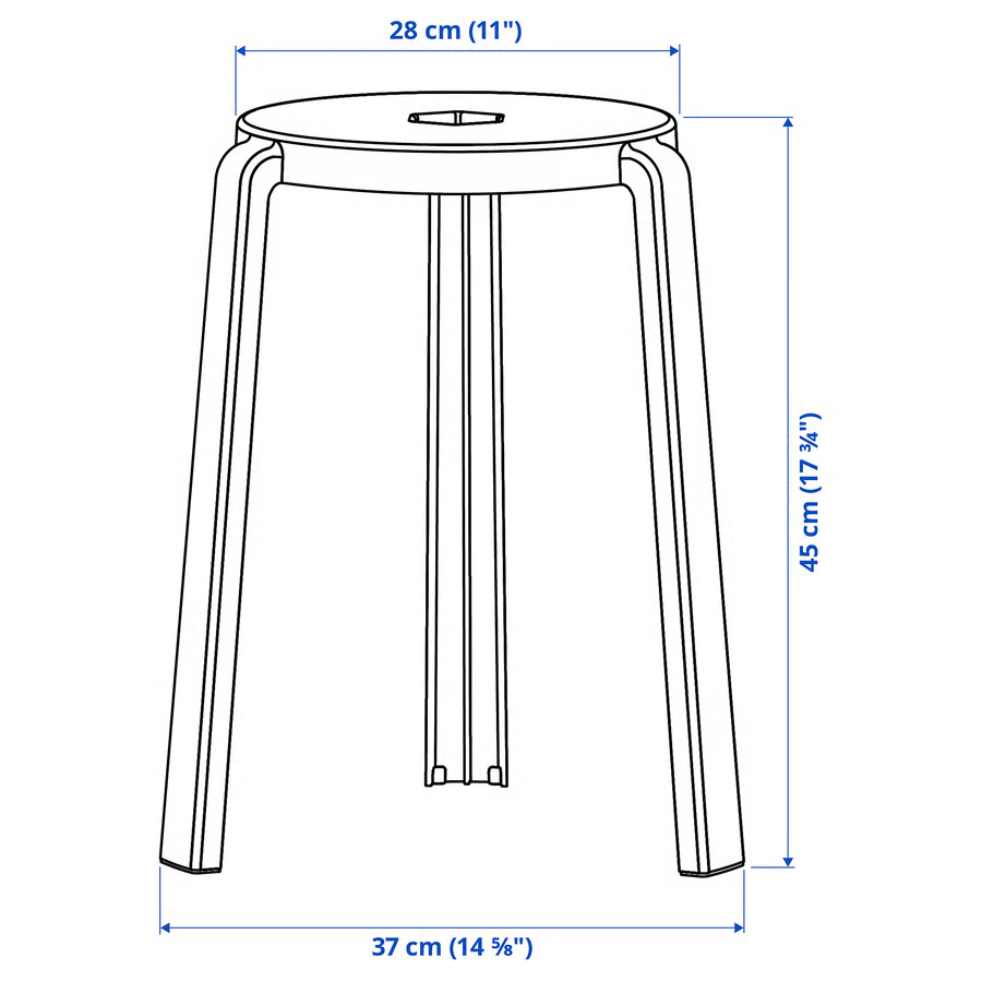 IBBVIK Stackable Stool - Image 4
