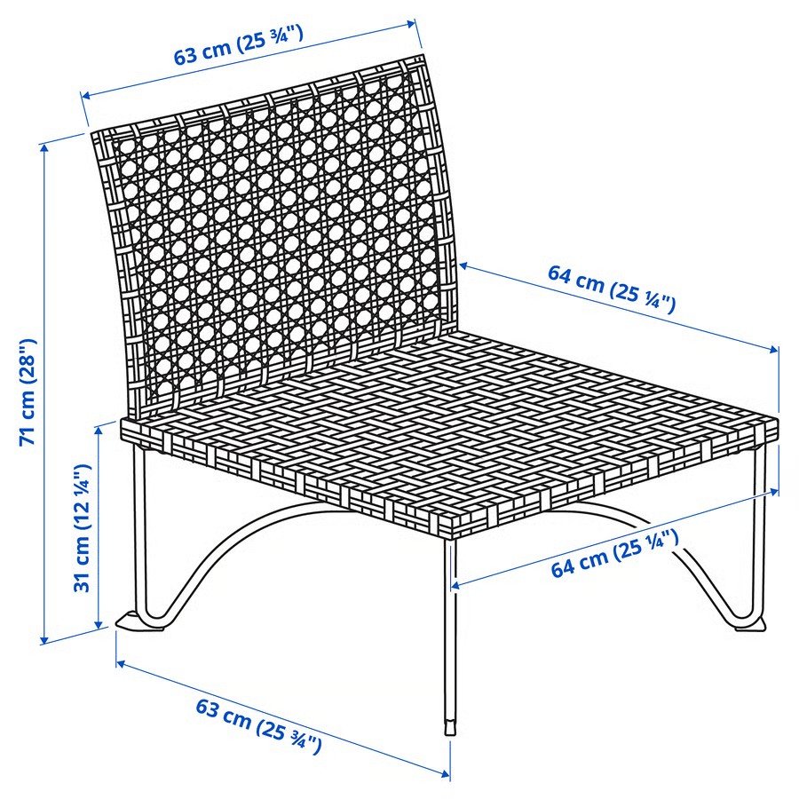 JUTHOLM Cushioned Easy Chair - Image 2
