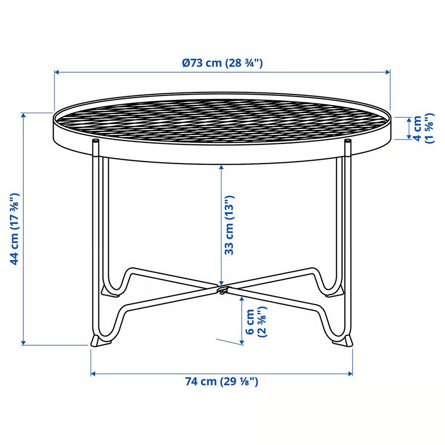 JUTHOLM Woven 4-Seat Lounge Set - Image 7