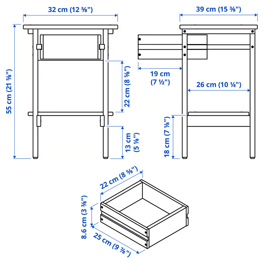 KRONVIK 3-Piece Bedroom Furniture Set - Image 7