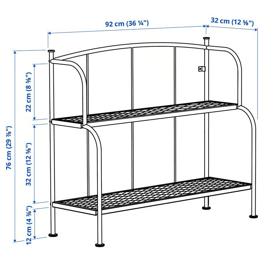 LECKO Metal Shelving Unit - Image 5