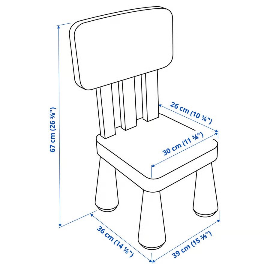 MALMUT Rectangular Table Chair Set - Image 6