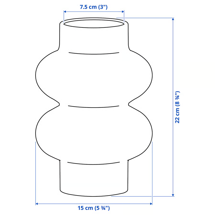 PERLVIK Decorative Stoneware Vase - Image 4