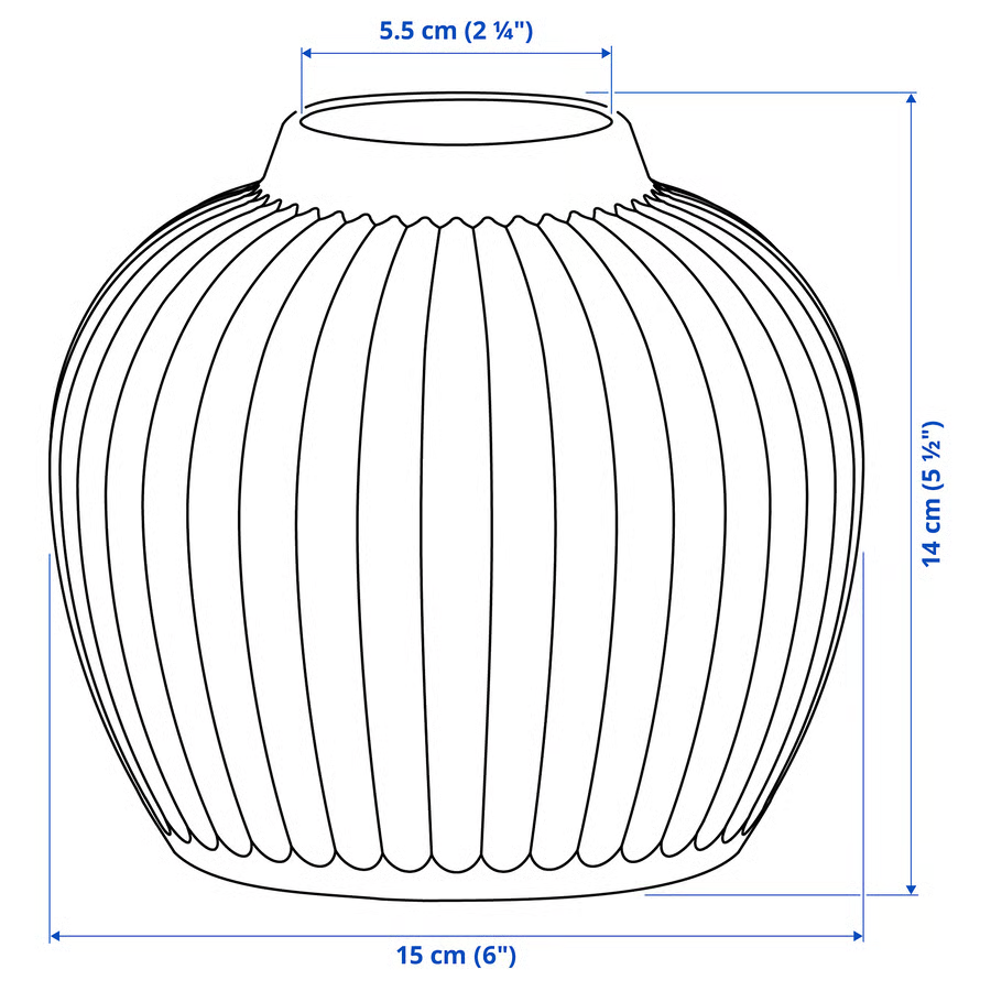 PELVIK Bulbous Stoneware Vase - Image 5