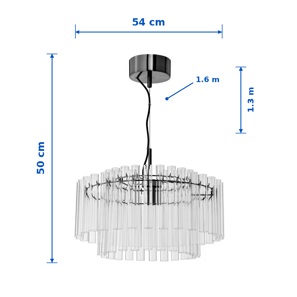 STOCKVIK Fluted Glass Pendant Lamp - Image 5
