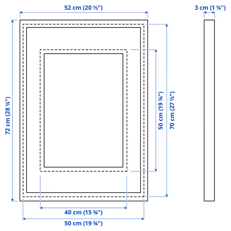 RODALEN Picture Frame 50 × 70 cm - Image 3