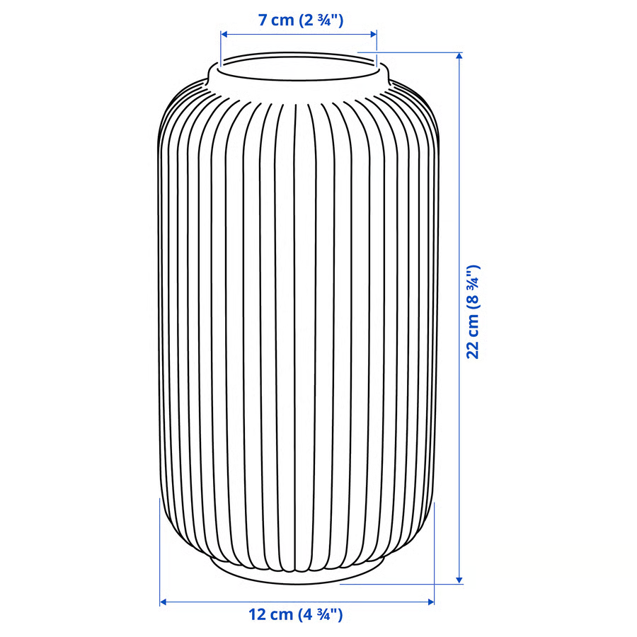 STILVIK Cylindrical Stoneware Vase - Image 3