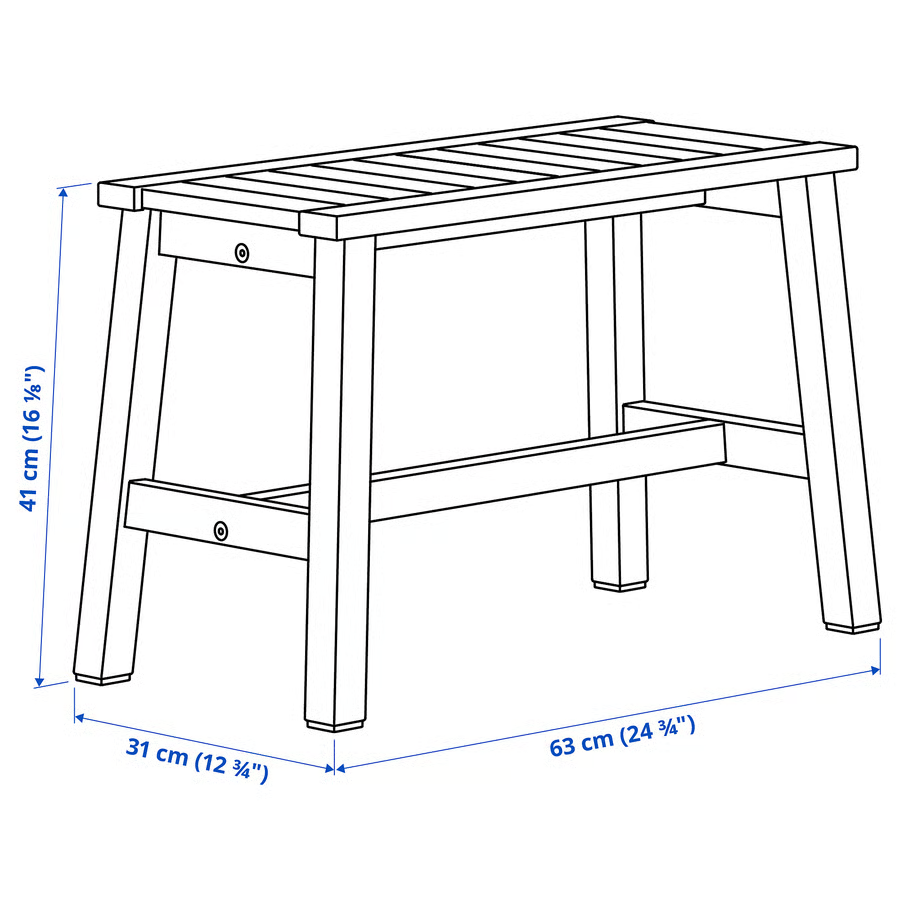 RAGVIK Bamboo Bench - Image 4