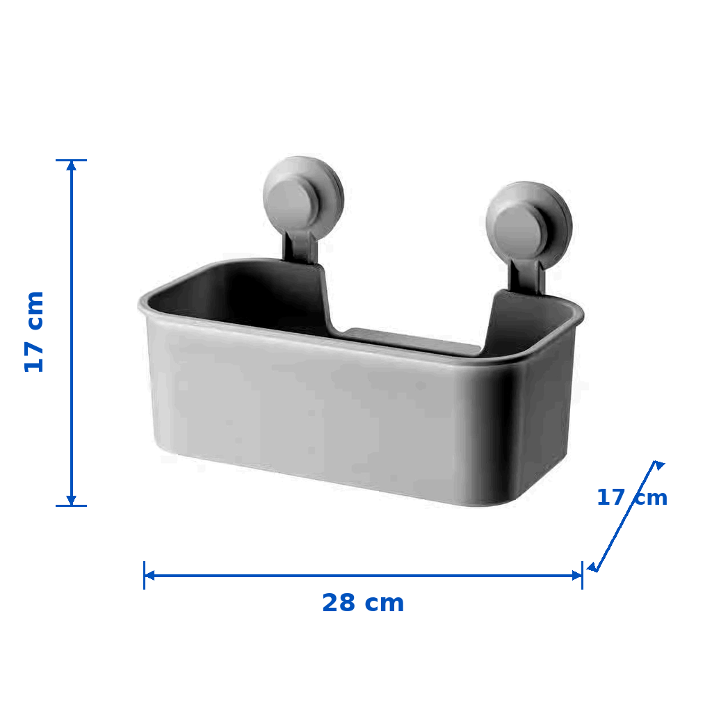 TISVIK Suction Cup Storage Basket - Image 4