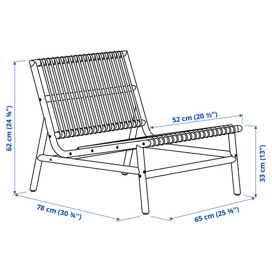 TVARVIK Cushioned 3-Seat Sofa - Image 7